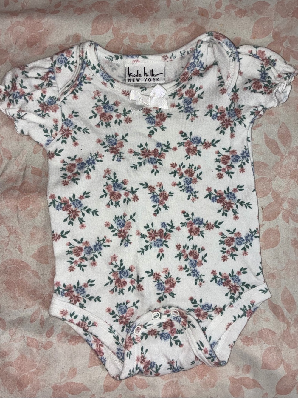 (BUNDLE) Floral White Baby One-Piece